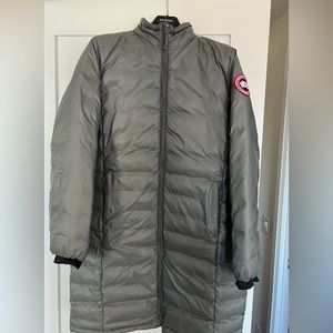 Canada Goose grey puffer coat